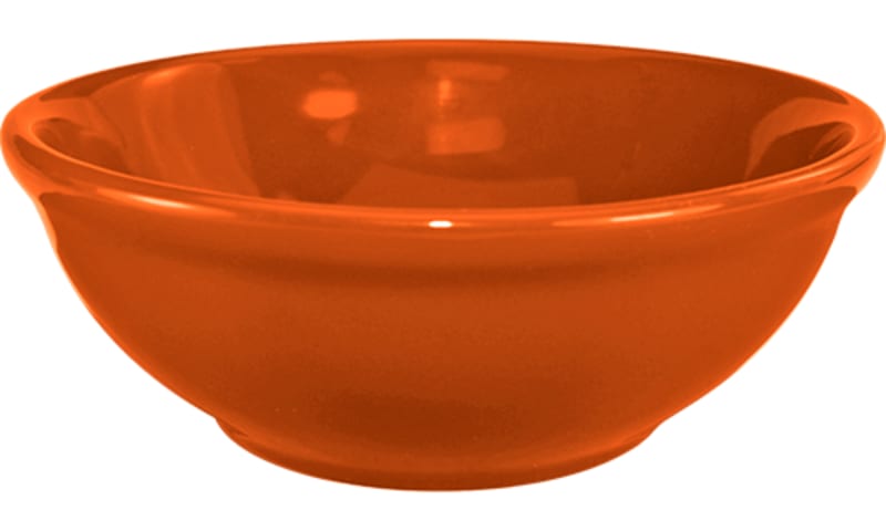 International Tableware CA-15-O Cancun™ Stoneware Orange Nappie/Oatmeal Bowl (13oz)