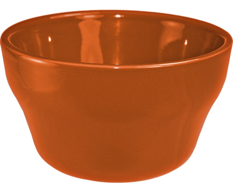 International Tableware CA-4-O Cancun™ Stoneware Orange Bouillon Bowl (7.25oz)
