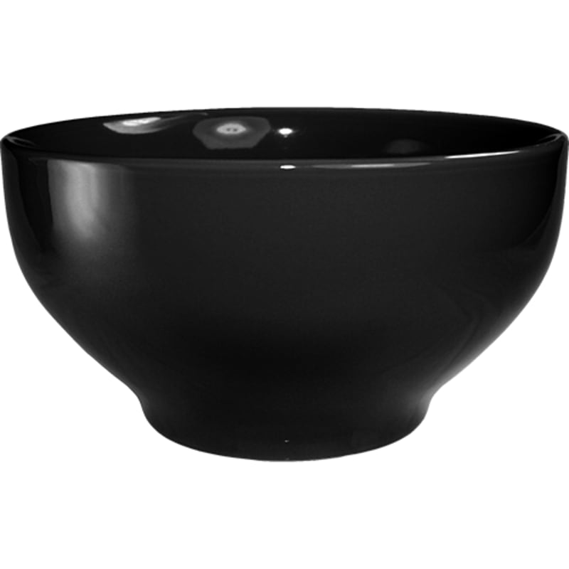 International Tableware CA-43-B Cancun™ Stoneware Black Footed Bowl (16oz)
