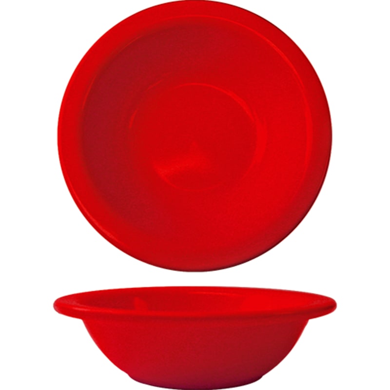International Tableware CA-10-CR Cancun™ Stoneware Crimson Red Grapefruit Bowl (13oz)