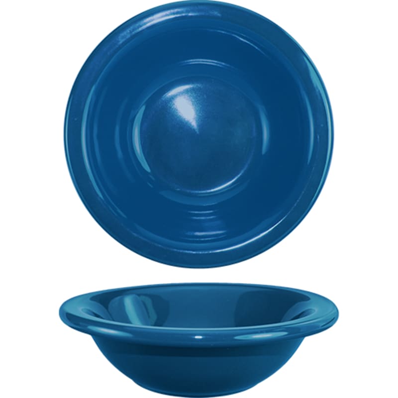 International Tableware CA-10-LB Cancun™ Stoneware Lt Blue Grapefruit Bowl (13oz)