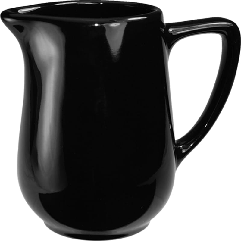 International Tableware CA-60-B Cancun™ Stoneware Black Creamer (13oz)