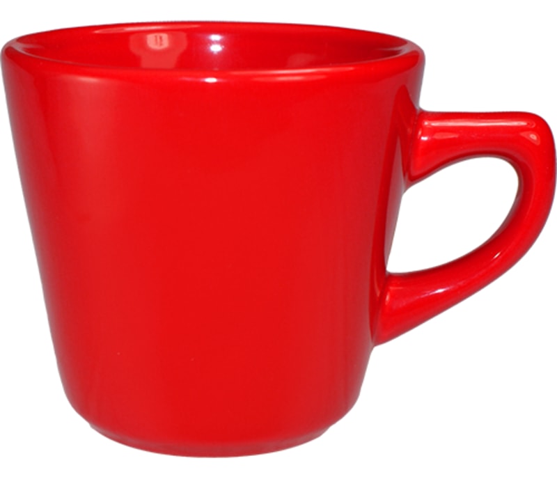 International Tableware CA-1-CR Cancun™ Stoneware Crimson Red Tall Cup (7oz)