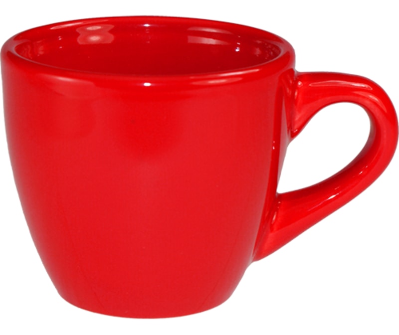 International Tableware CA-35-CR Cancun™ Stoneware Crimson Red A.D. Cup (3.5oz)