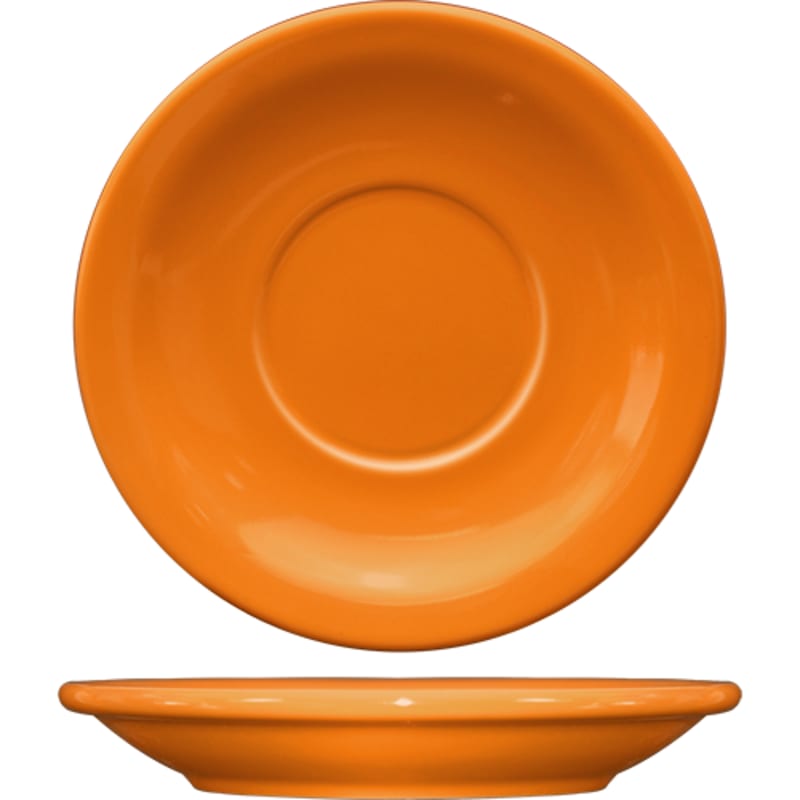 International Tableware CAN-2-O Cancun™ Stoneware Orange NR Saucer 5-1/2"