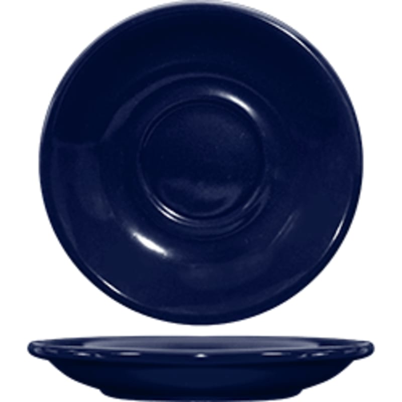 International Tableware CA-2-CB Cancun™ Stoneware Cobalt Saucer 6"