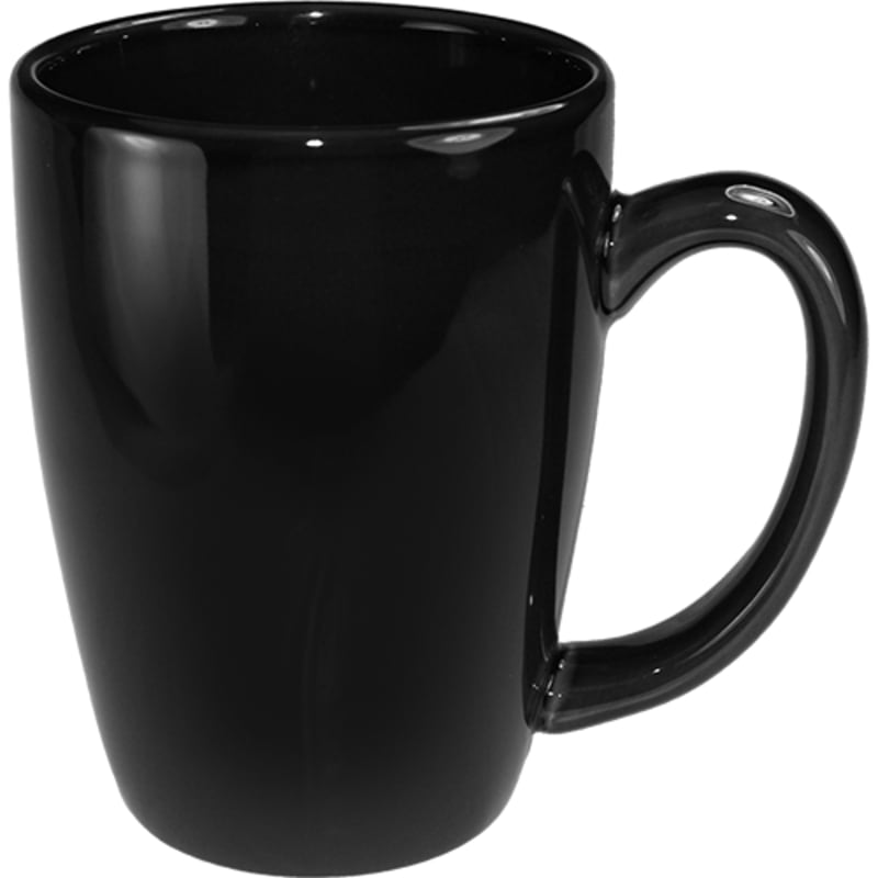 International Tableware 8286-05 Cancun™ Stoneware Black Endeavor Cup (14oz)
