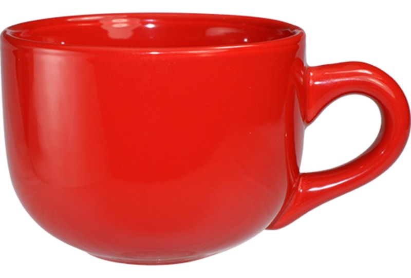 International Tableware 822-2194 Cancun™ Stoneware Crimson Red Latte Cup (14oz)