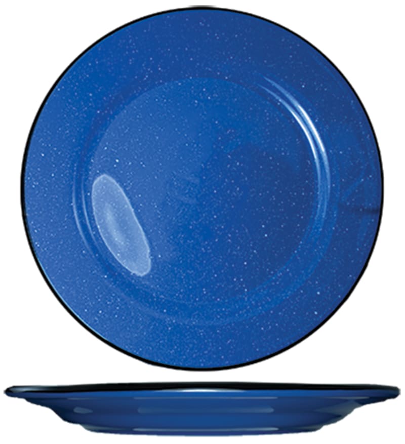 International Tableware CF-16 Campfire™ Stoneware Blue w/White Speckles Plate 10-1/4"