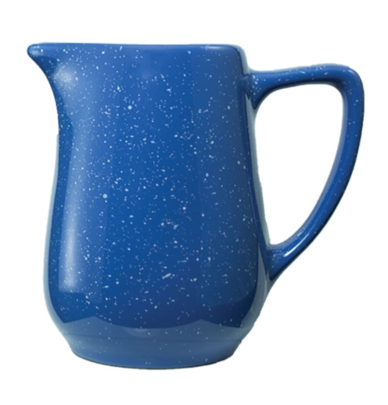 International Tableware CF-60 Campfire™ Stoneware Blue w/White Speckles Creamer (13oz)