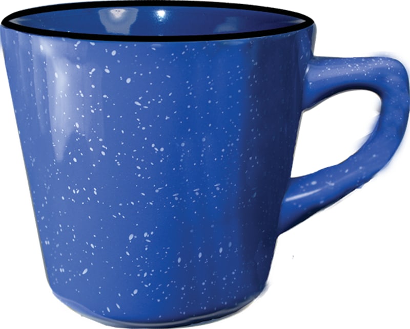 International Tableware CF-1 Campfire™ Stoneware Blue w/White Speckles Tall Cup (7oz)