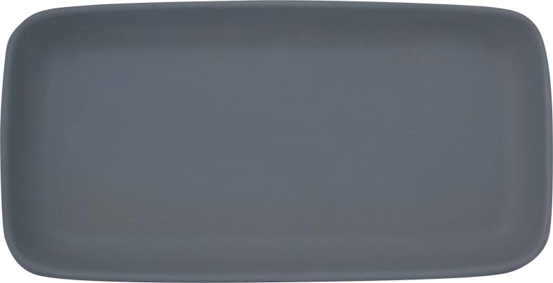 International Tableware SR-111 Strata™ Stoneware Two Tone Grey/Sand Platter 10"