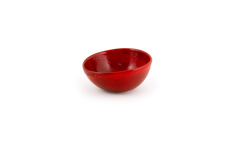 Front of the House DBO142RDP23 5" Round Kiln® Bowl, 10 oz, Chili, 12/Case