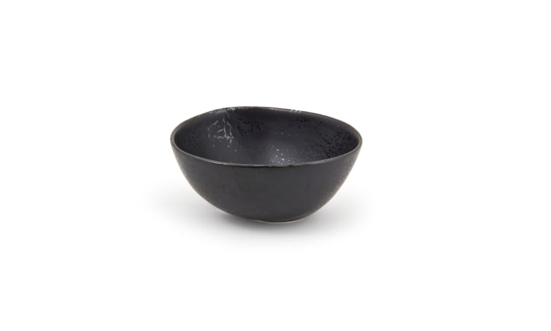Front of the House DBO143BKP23 6" Round Kiln® Bowl, 21 oz, Pepper, 12/Case