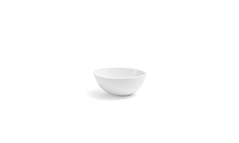 Front of the House DBO143WHP23 6" Round Kiln® Bowl, 21 oz, White, 12/Case