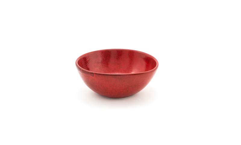 Front of the House DBO153RDP22 7" Oval Kiln® Bowl, 28 oz, Chili, 6/Case