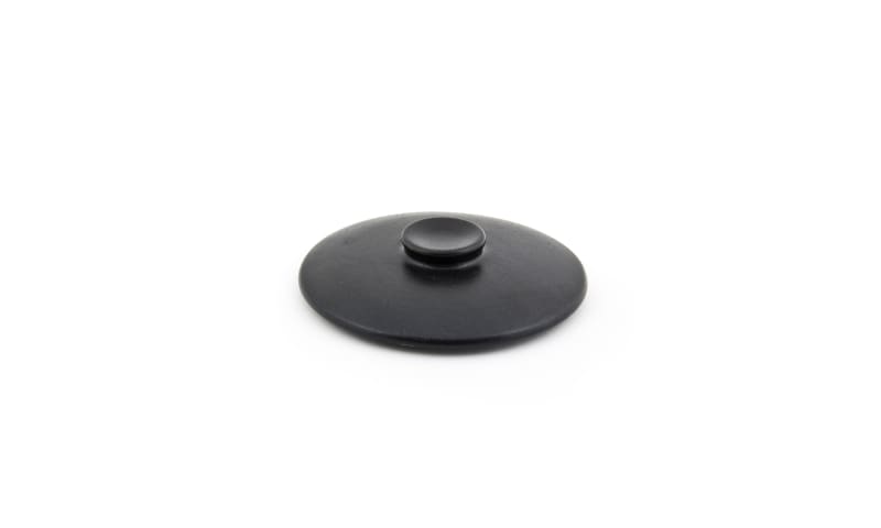 Front of the House DLI132BKC21 21 oz Round Kiln® Ovenware Lid, Black, 4/Case