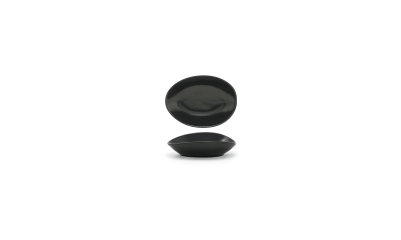 Front of the House DBO148BKP22 6 oz Oval Tides® Bowl, Mussel, 6/Case