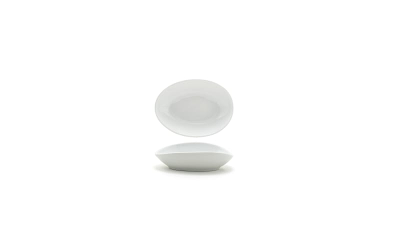 Front of the House DBO148WHP22 6 oz Oval Tides® Bowl, White, 6/Case