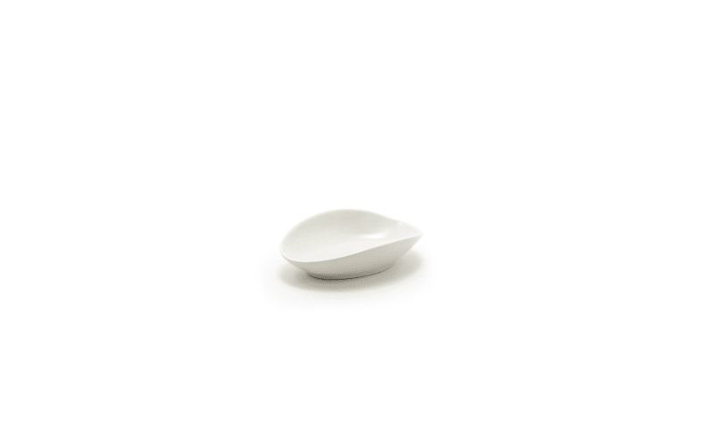 Front of the House DSD061BEP23 3 oz Oval Tides® Ramekin, Scallop, 12/Case