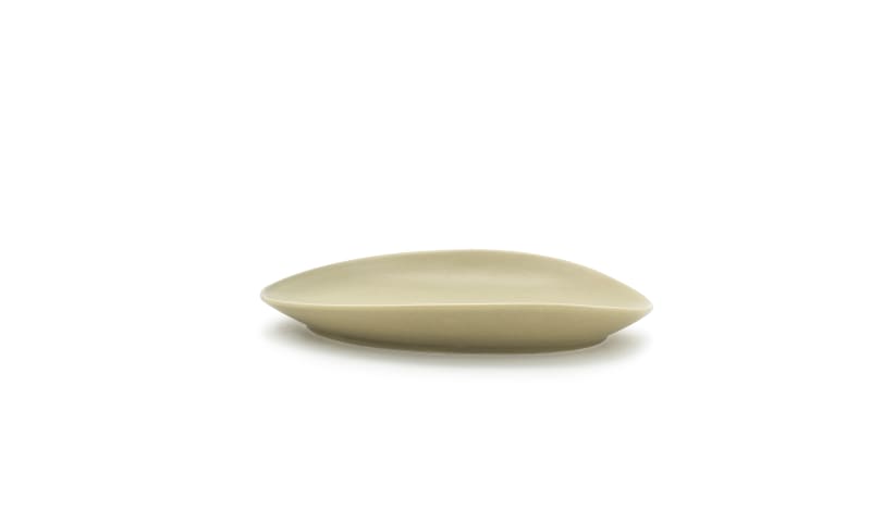 Front of the House DSP033GRP22 8" Oval Tides® Plate, Sea Grass, 6/Case