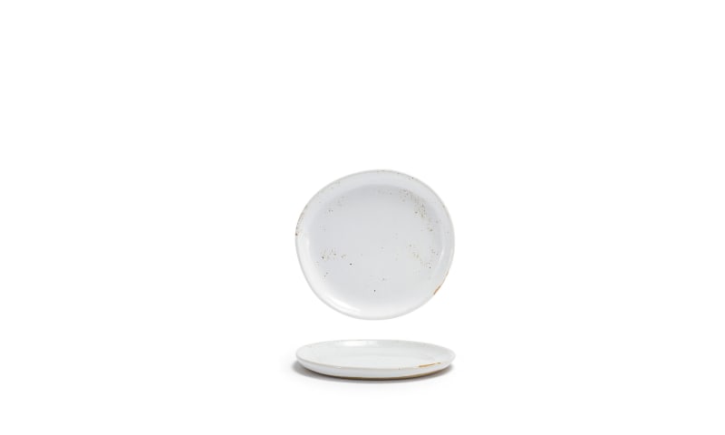 Front of the House DAP082BEP23 6" Round Artefact® Plate, Ash, 12/Case