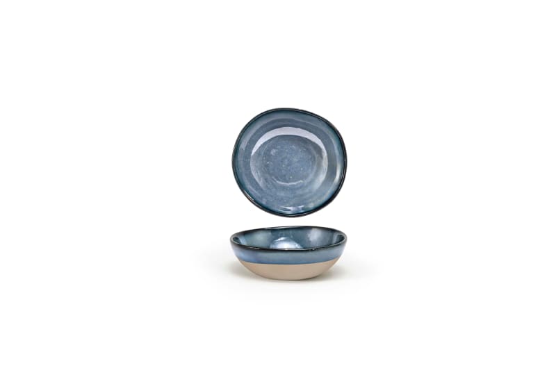 Front of the House DBO164BLP23 5.25" Round Artefact® Bowl, 11 oz, Indigo, 12/Case