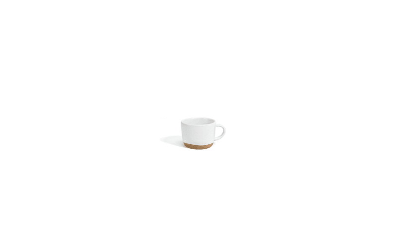 Front of the House DCS069WHP23 3 oz Artefact® Cup, White, 12/Case