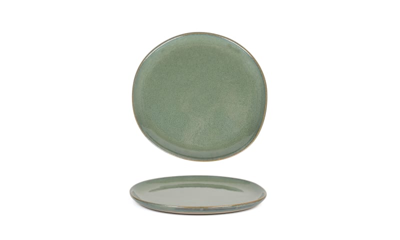 Front of the House DSP036GRP23 7.5" Round Artefact® Plate, Moss, 12/Case