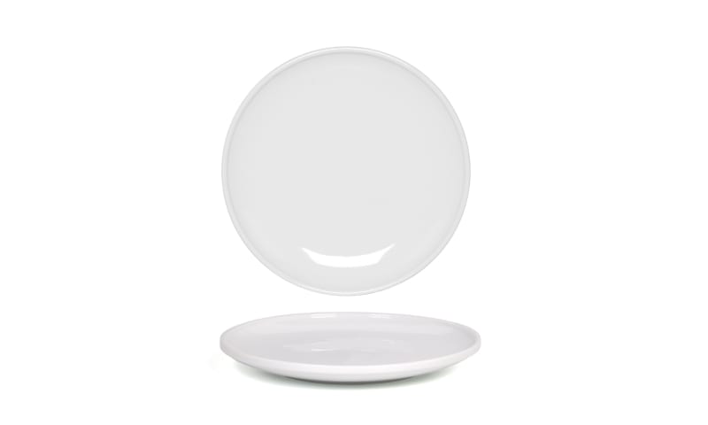 Front of the House DDP095WHP22 9" Round Bevel™ Plate, White, 6/Case