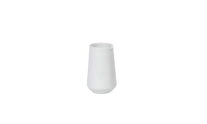Front of the House TCR016WHP23 6 oz Bevel™ Pourer, White, 12/Case