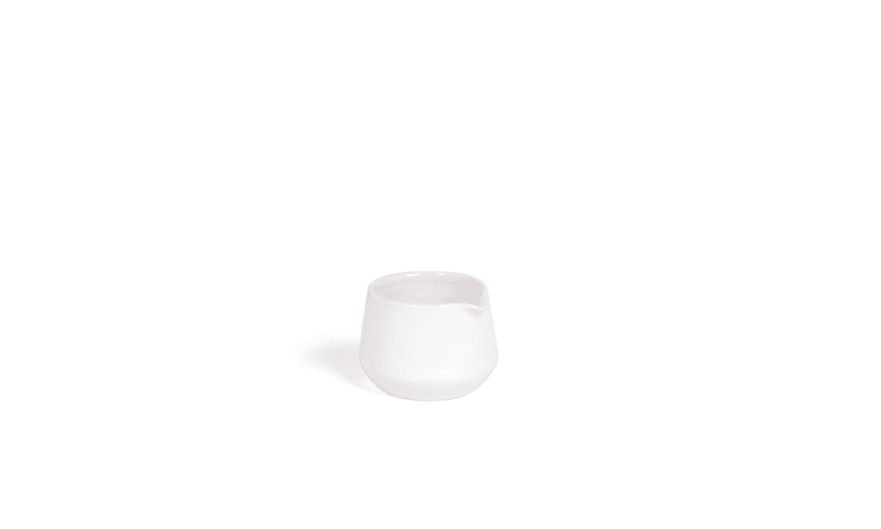 Front of the House TCR017WHP23 3 oz Bevel™ Pourer, White, 12/Case