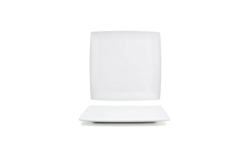 Front of the House DAP027WHP23 7.5" Square Canvas® Plate, 12/Case