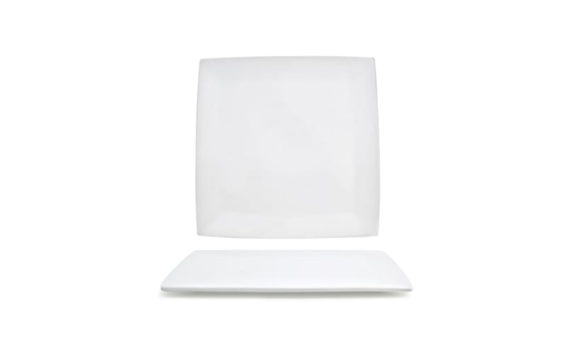Front of the House DSP016WHP22 9" Square Canvas® Plate, 6/Case