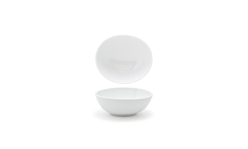 Front of the House DBO058WHP23 5.25" Oval Ellipse™ Bowl, 10 oz, 12/Case