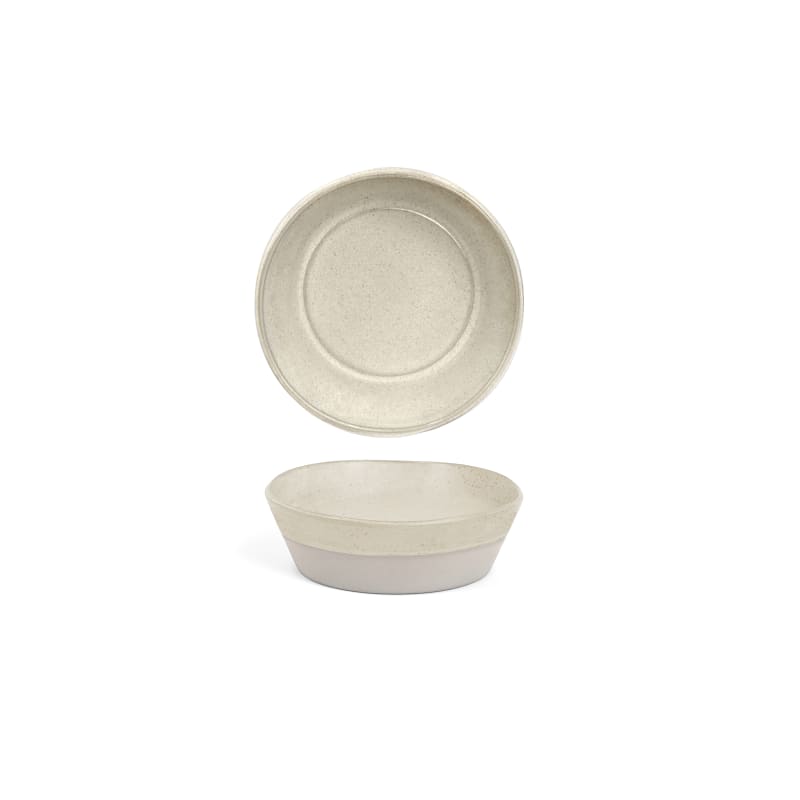 Front of the House DBO197BEP22 7" Round Mezze™ Bowl, 26 oz, Sesame, 6/Case