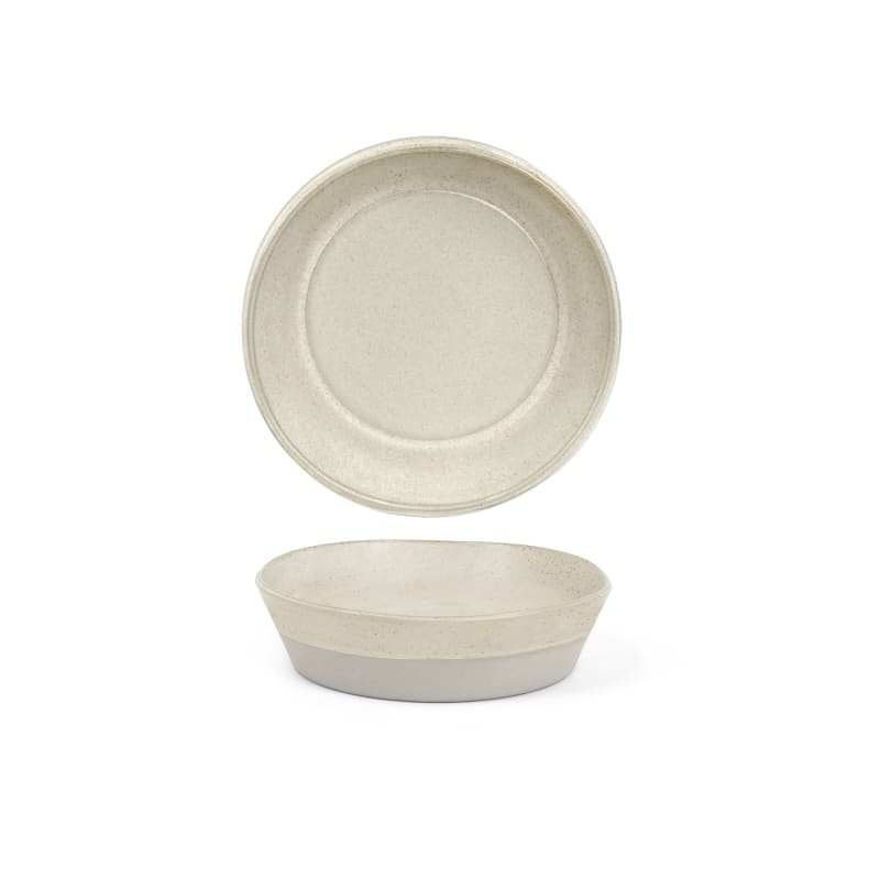 Front of the House DBO198BEP21 8.75" Round Mezze™ Bowl, 48 oz, Sesame, 4/Case