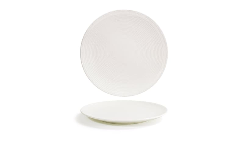 Front of the House DSP045BEP22 8" Round Catalyst® Coupe Plate, Pearl™, 6/Case