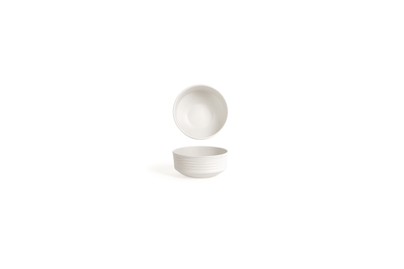 Front of the House DBO023BET22 5" Round re.WARE™ Onda Bowl, 16 oz, Shell, 6/Case