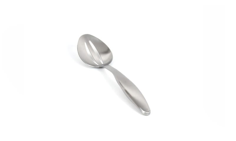 FOH BUT037BSS23 10.25" Brushed Stainless Slotted Spoon - Silver