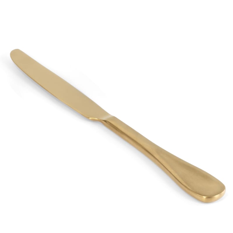 FOH FDK004GOS23 9.5" Cameron Dinner Knife - Matte Brass