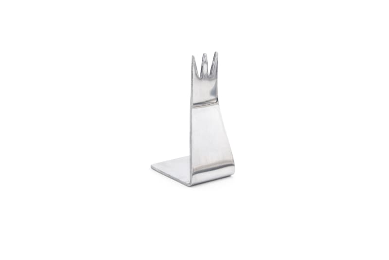 FOH FFS001MSS23 Upright Mirrored Stainless Sampler™ Fork - Silver