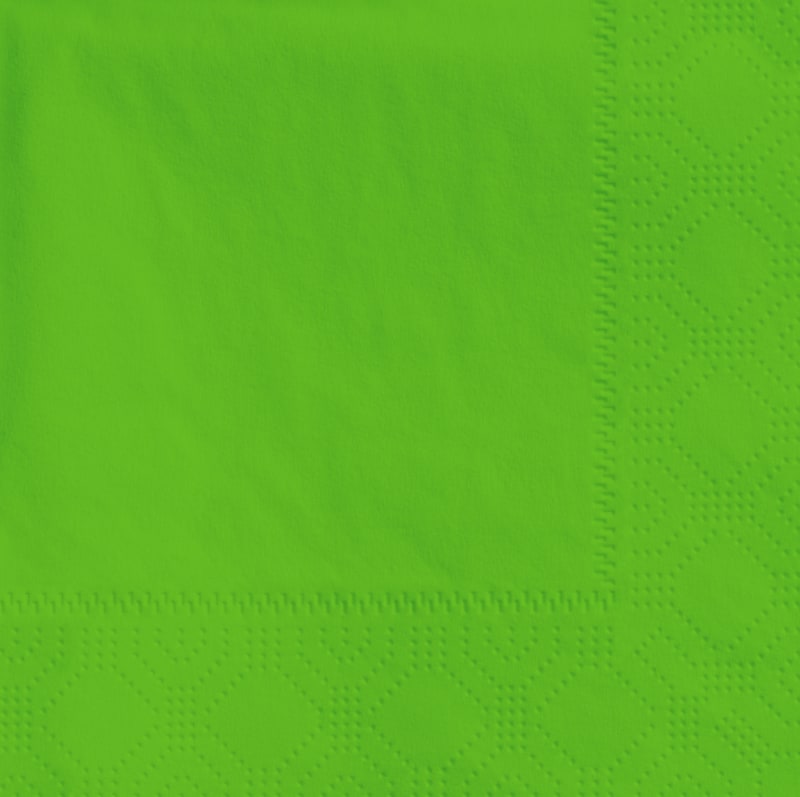 Hoffmaster 180361 Regal Embossed Lime-Green Paper Beverage Napkin, 4.75"