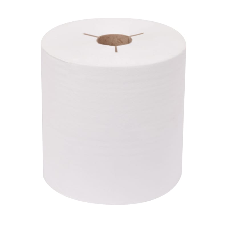 Tork 8031900 H80 Universal Hand Towel Roll 1-Ply 8"X800' White 6/Case