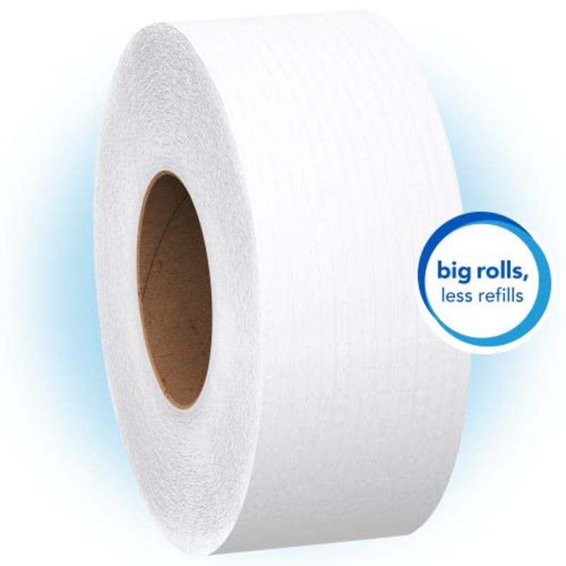 Scott 07223 Fiber Toilet Tissue Roll, White 12/Case