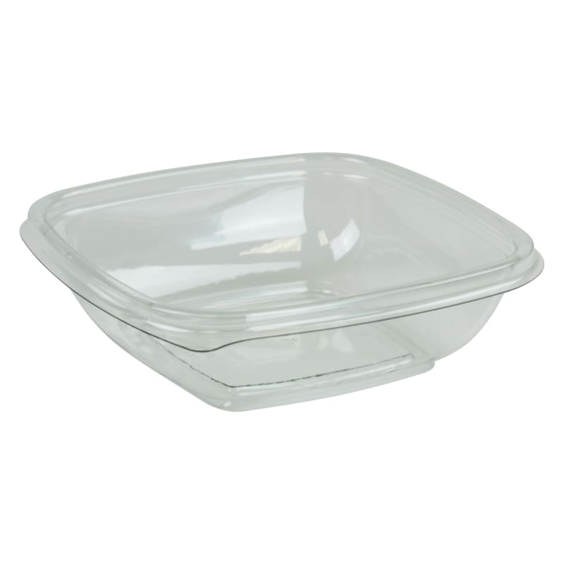 Sabert 15008B500 Clear 8 oz. Small Square Bowl 500/Case
