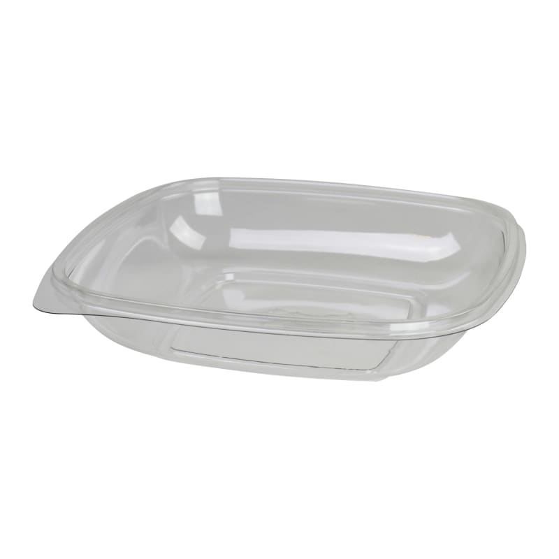 Sabert 18024B300 Clear 24 oz. Medium Square Bowl 300/Case