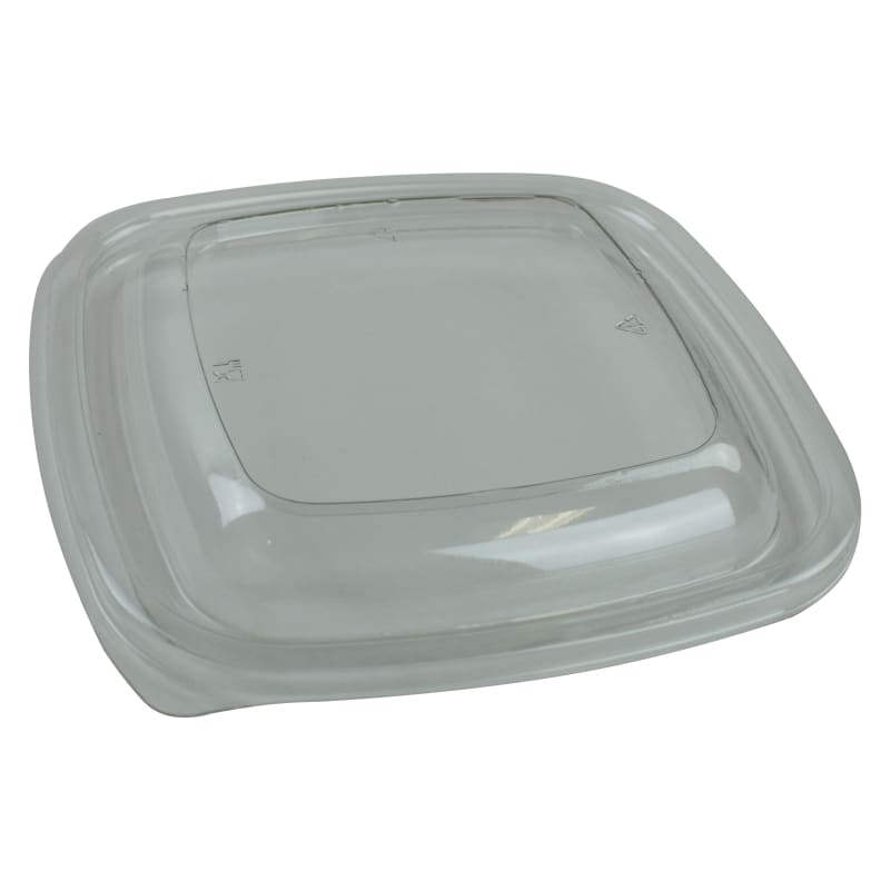 Sabert 52500B500 Clear Dome Lid for 8, 12, 16 oz. Small Square Bowls 500/Case