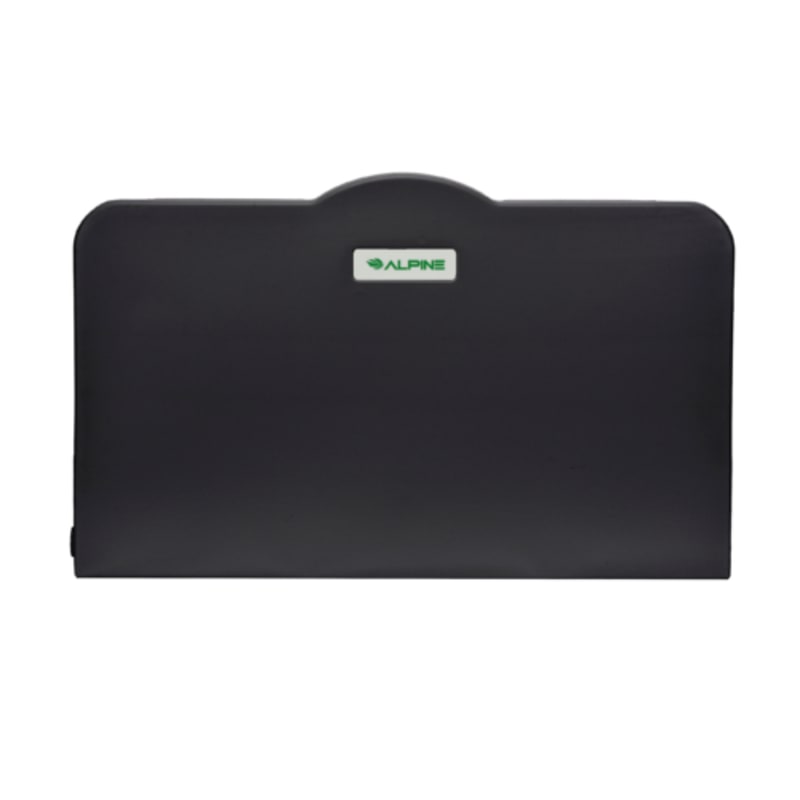 Alpine Industries ALP411-E-BLK Horizontal Baby Changing Station, Black