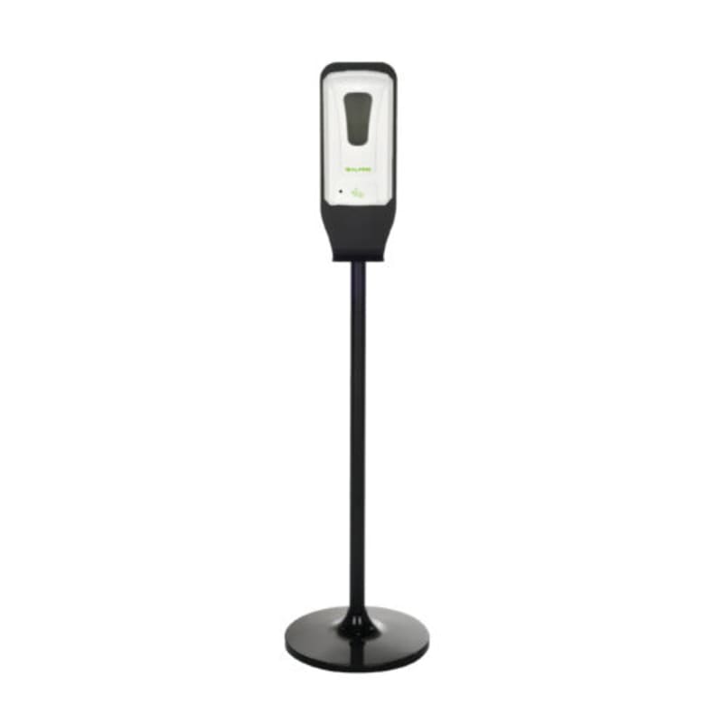Alpine Industries ALP430-L-S Floor-Stand Automatic Liquid Soap/Sanitizer Dispenser, 1200 mL, White